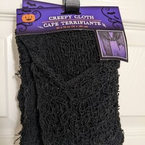 Creepy Black Cloth - Spooky Halloween Decorations - Great Prop for Photo Shoots!